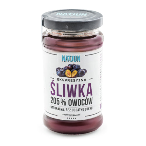 Konfitura Ekspresyjna Śliwka 205% 220g Natjun