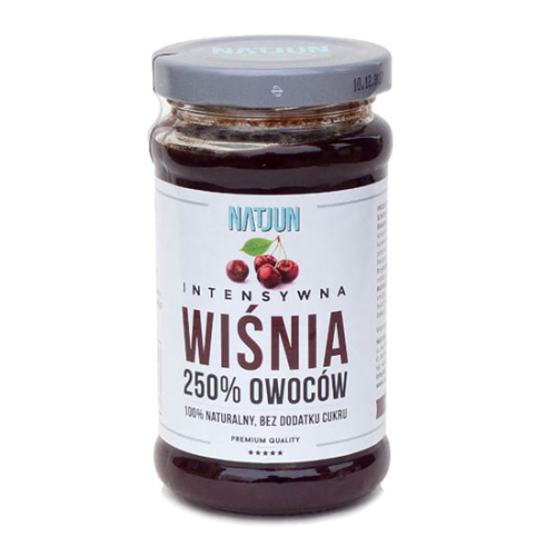Konfitura Intensywna Wiśnia 250% 260g Natjun