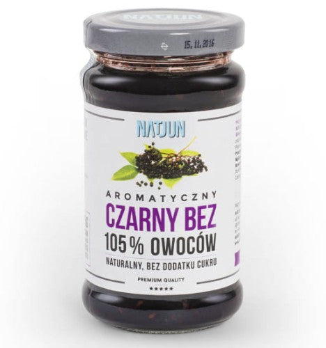Konfitura Aromatyczny Czarny Bez 105% 220g Natjun