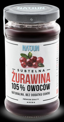 Konfitura Subtelna Żurawina 105% 220g Natjun