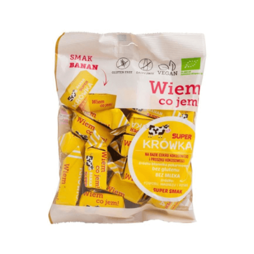 Krówki bananowe ekologiczne 150g Me Gusto