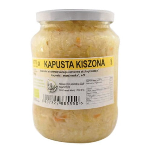 Kapusta kiszona ekologiczna z marchewką 670g Eko-Handel